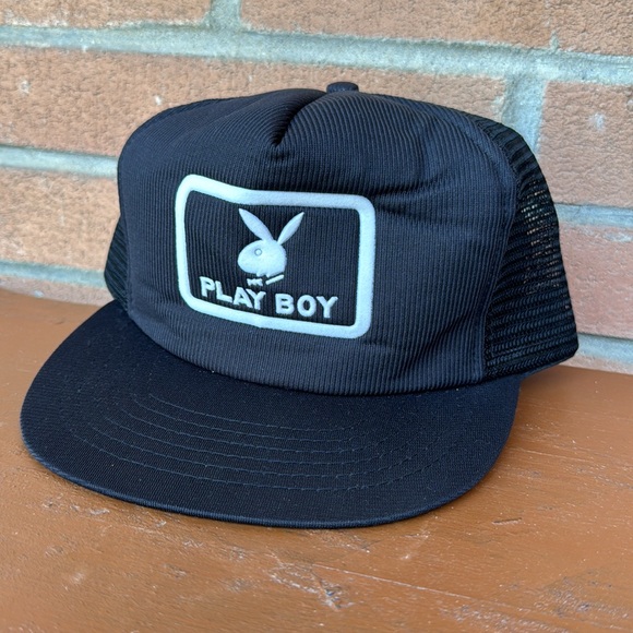 Vintage PLAYBOY Snapback / 80s / 90s / Trucker Style / Made In Taiwan - Picture 2 of 10